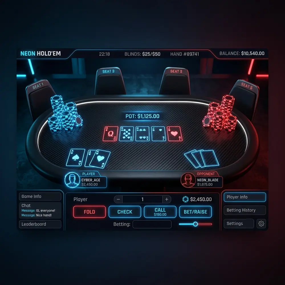 RNG Poker Rooms - Online Casino Game Software Showcase